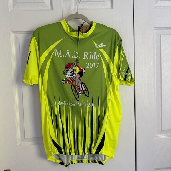 Borah M.A.D. Ride Cycling Jersey size XL NEW - Picture 1 of 9